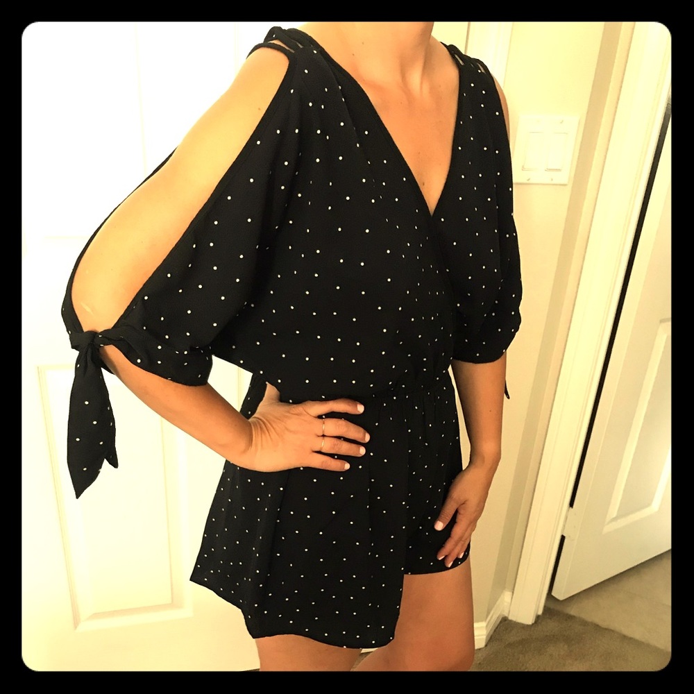 Black/white Romper